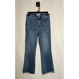 Pistola Lennon Jean Sunny Wash High Rise Raw Hem Denim Originally $158 Size 27